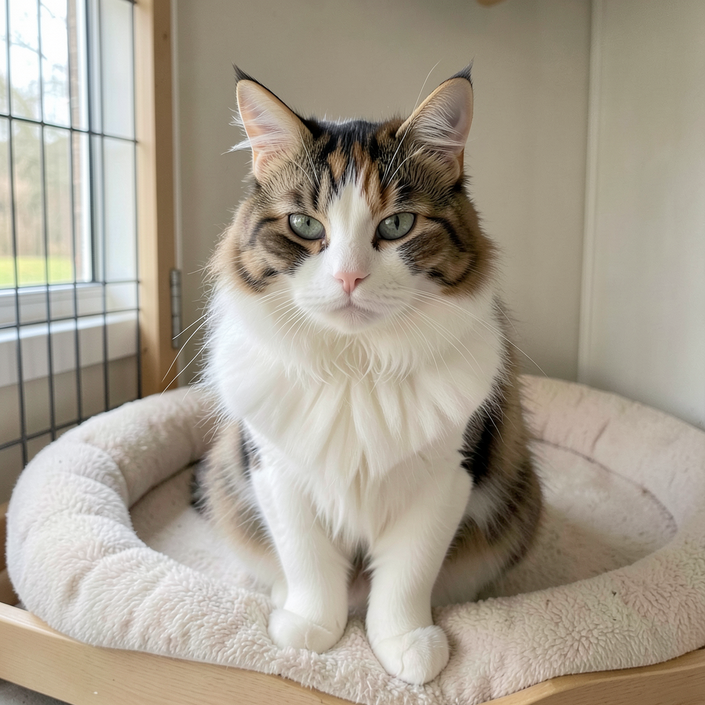 Rescue cat Ray, 13, needs urgent dental treatment and extractions